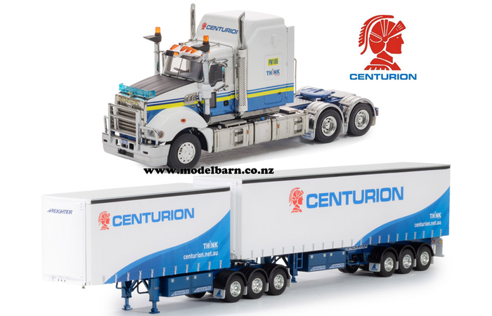 1/50 Mack Super-Liner III & Freighter Tautliner B-Double Combo "Centurion"