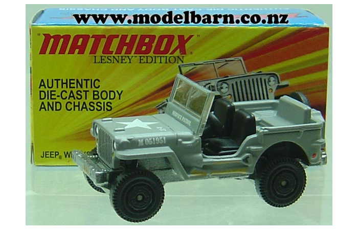 1/52 Willys Military Jeep (grey) "Service Patrol"