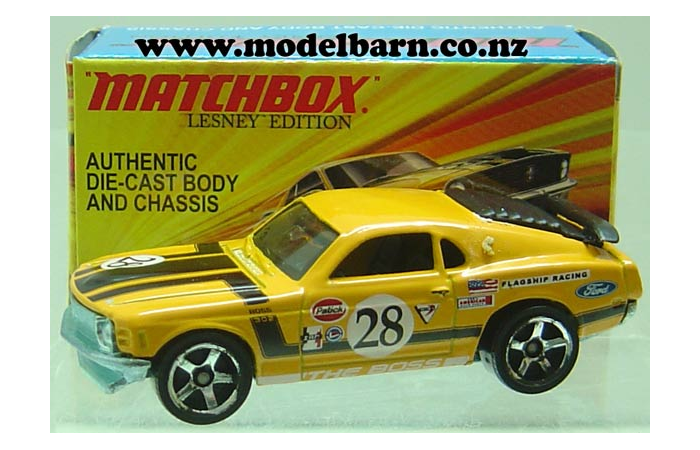 1/62 Ford Mustang Boss 302 (1970, orange & black)