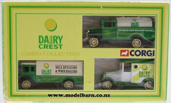 Morris Tanker, AEC Box Truck, Ford Model T Van "Dairy Crest"-ford-Model Barn