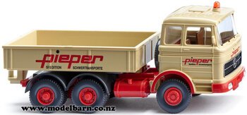 1/87 Mercedes 3-Axle Truck (beige) "Pieper"-trucks-and-trailers-Model Barn