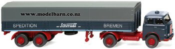 1/87 MAN Prime Mover & Semi Covered Trailer "Schmidt"-trucks-and-trailers-Model Barn