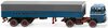 1/87 Mercedes Prime Mover & Semi Covered Trailer (Azure Blue)