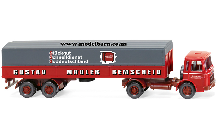 1/87 MAN & Semi Covered Trailer "Mauler"