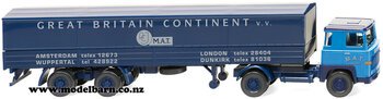 1/87 Scania 111 Prime Mover & Semi Covered Trailer "M.A.T."-trucks-and-trailers-Model Barn
