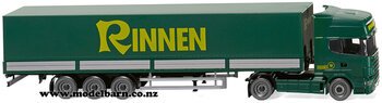 1/87 Scania R420 Topline Prime Mover & Semi Covered Trailer "Rinnen"-trucks-and-trailers-Model Barn