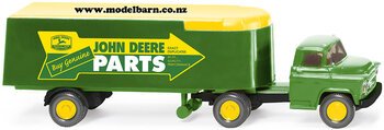 1/87 Chev Prime Mover (1955) & Semi Box Trailer "John Deere Parts"-trucks-and-trailers-Model Barn