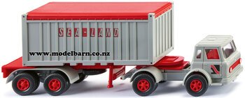 1/87 International Loadstar Prime Mover & Semi Container Trailer "Sealand"-trucks-and-trailers-Model Barn