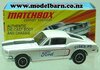 1/60 Ford Mustang 428 Cobra Jet (1968, white & black)