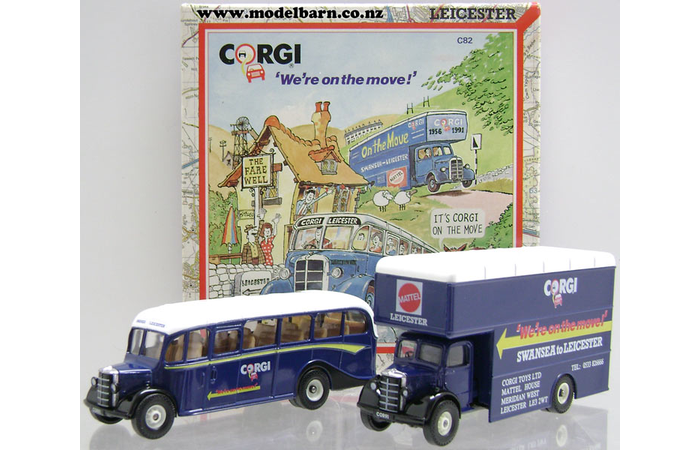 1/50 Bedford Pantechnicon & 1/50 Bedford OB Bus "We're on the Move"