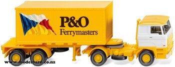 1/87 DAF 3300 Prime Mover & Semi Container Trailer "P&O"-trucks-and-trailers-Model Barn