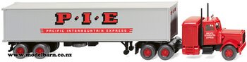 1/87 Peterbilt Prime Mover & Semi Container Trailer "P.I.E."-trucks-and-trailers-Model Barn