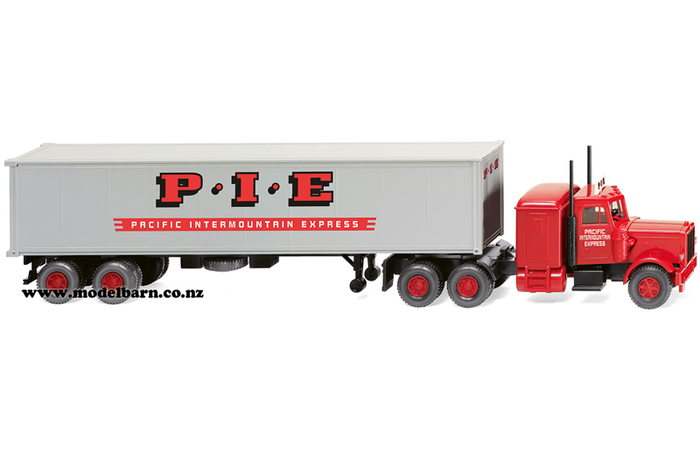 1/87 Peterbilt Prime Mover & Semi Container Trailer "P.I.E."