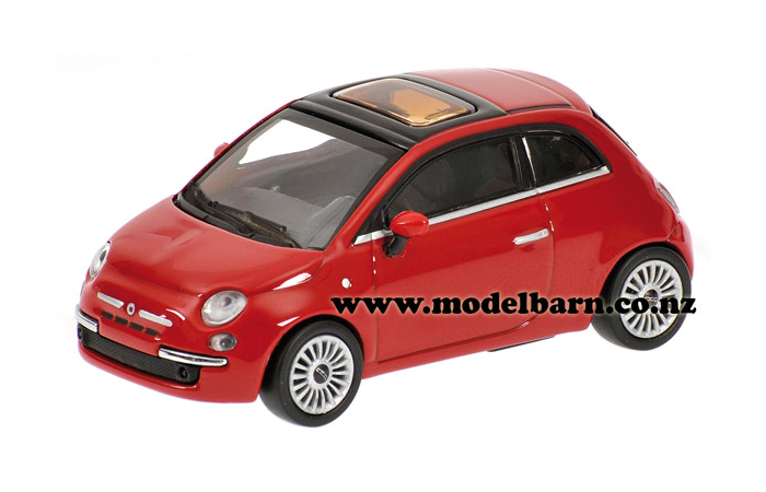 1/64 Fiat 500 (2007, red)