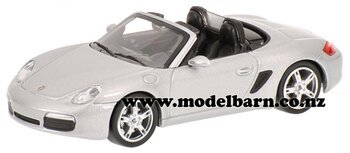 1/64 Porsche Boxster Convertible (2005, silver)-porsche-Model Barn