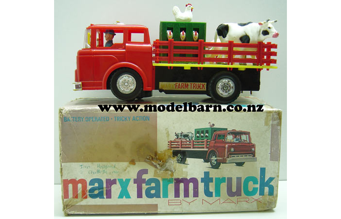 Farm Truck & Animals (Marx, Boxed, 285mm)