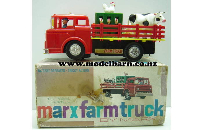 Farm Truck & Animals (Marx, Boxed, 285mm)