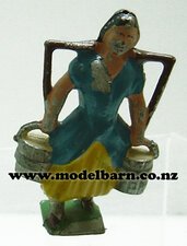 1/32 Milk Maid Figure (lead, France)-animals-and-figurines-Model Barn