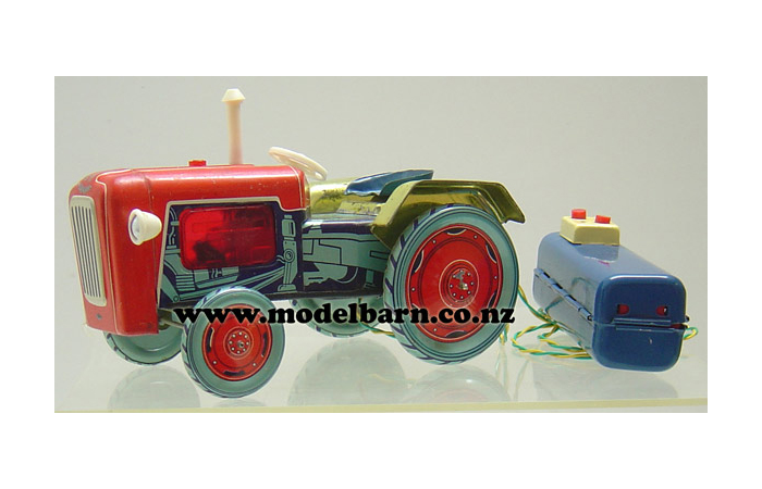 Battery Operated Tin Tractor "Good Harvest" 