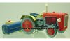 Battery Operated Tin Tractor "Good Harvest" 