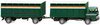 1/87 Mercedes 1620 Cattle Truck & Trailer (Mossgreen)