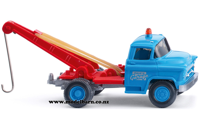 1/87 Chev Tow Truck (1955, blue) "Dave's Garage"