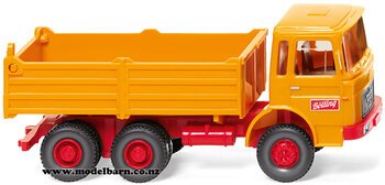 1/87 MAN 3-Axle Tip Truck (yellow) "Bolling"-trucks-and-trailers-Model Barn
