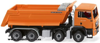 1/87 MAN TGS 41.420 Euro 6 4-Axle Tip Truck (orange) "Meiller-Kipper"-trucks-and-trailers-Model Barn