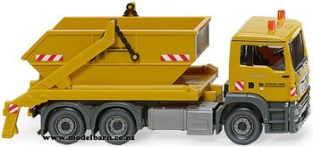1/87 MAN TGS 28.400 Euro 6c 3-Axle Skip Truck "Leonhard Weiss"-trucks-and-trailers-Model Barn