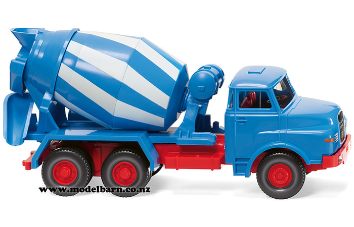 1/87 MAN 3-Axle Concrete Mixer (blue & white)