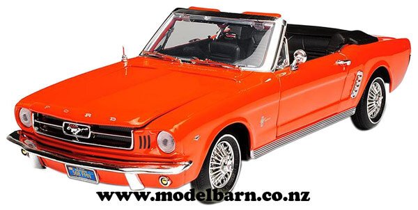 1/18 フォード マスタング コンバーチブル オレンジ Motormax
