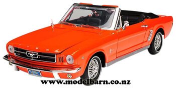 1/18 Ford Mustang Convertible (1964, orange)-ford-Model Barn