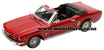 1/18 Ford Mustang Convertible (1964, red)-ford-Model Barn