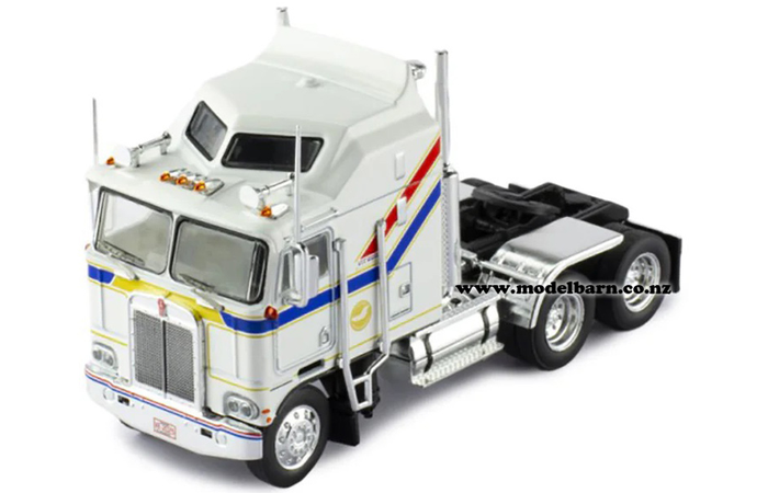 1/64 Kenworth K100 Aerodyne Prime Mover (1976, white) "Bicentennial"