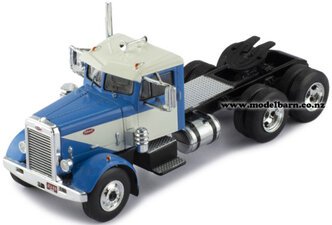 1/64 Peterbilt 281 Prime Mover (1955, blue & white)-trucks-and-trailers-Model Barn