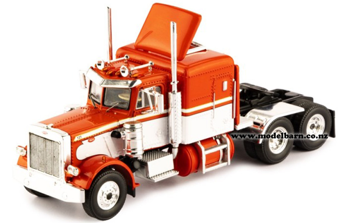 1/64 Peterbilt 359 Prime Mover (1973, red & white)