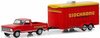 1/64 Ford F-100 Pick-Up (1967) & Enclosed Car Trailer "Sidchrome"
