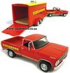 1/64 Ford F-100 Pick-Up (1967) & Enclosed Car Trailer "Sidchrome"