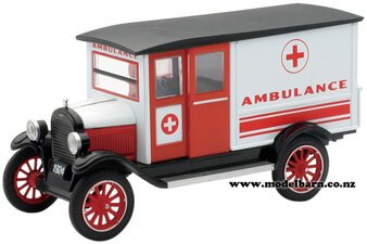 1/32 Chev Type H 1-Ton Ambulance (1924, red, white & black)-chevrolet-and-gmc-Model Barn