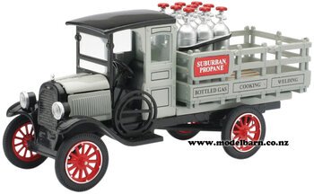 1/32 Chev Type D 1-Ton Stake Truck (1923, grey) "Suburban Propane"-chevrolet-and-gmc-Model Barn