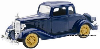 1/32 Chev 5-Window Coupe (1933, blue)-chevrolet-and-gmc-Model Barn