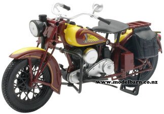 1/12 Indian Sport Scout (1934, brown & yellow)-motorbikes-and-atvs-Model Barn