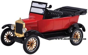 1/24 Ford Model T Tourer Convertible (1925, red)-ford-Model Barn