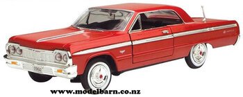 1/24 Chev Impala Coupe (1964, red)-chevrolet-and-gmc-Model Barn