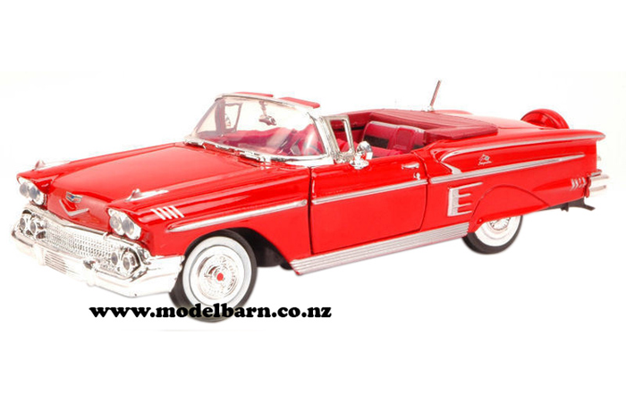 1/24 Chev Impala Convertible (1958, red)