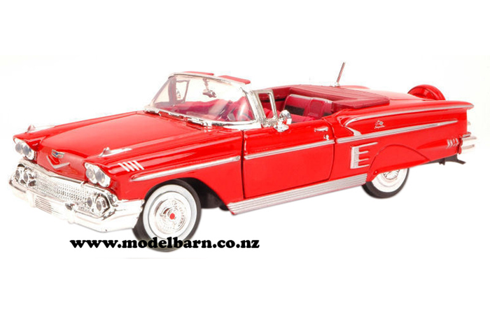 1/24 Chev Impala Convertible (1958, red)