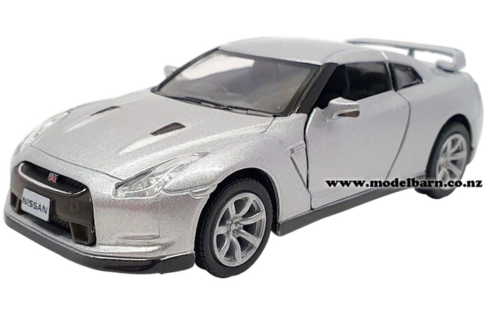 1/38 Nissan GTR R35 (2009, silver)