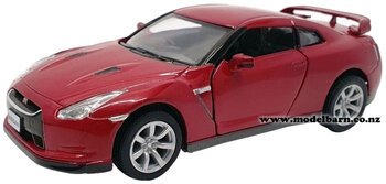 1/38 Nissan GTR R35 (2009, dark red)-nissan-and-datsun-Model Barn