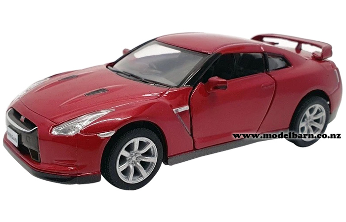 1/38 Nissan GTR R35 (2009, dark red)