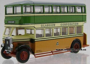 1/76 Leyland TD1 Type A Double-Decker Bus "Glascow Corporation"-buses,-coaches-and-trams-Model Barn
